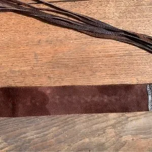 Accessories | Artisan Soft Chocolate Leather Floral  display picture 1